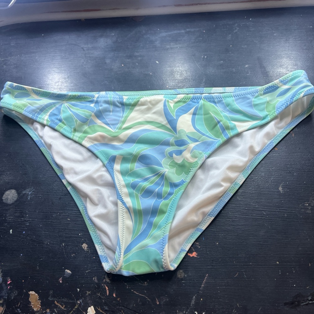 Shade & Shore Blue and Green Bikini Brief